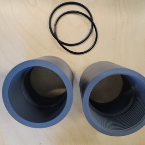 K526-UF10UEP - 2-1/2 inch, ASTM - PVC Female Socket Adapter Kit with EP O-rings