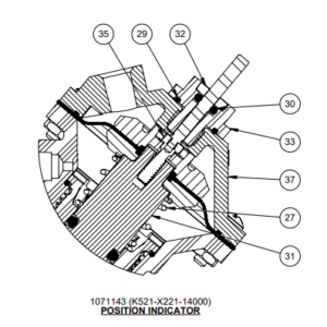 1078062 Position Indicator Rod for AqMatic/AquaMatic 521 Valves