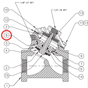 1078579 - SHAFT GUIDE 461 316SS