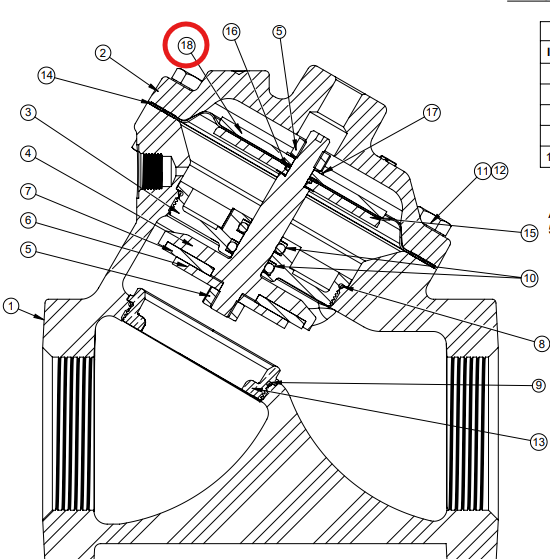 425-DA – Diaphragm Plate, AV5, SS, Upper