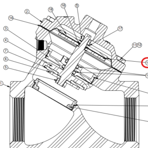 425-DAA – Diaphragm Plate, AV5, Lower, SS