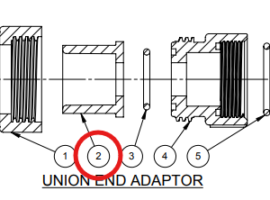 520009 FSW 16mm Connector for AqMatic/AquaMatic 520 JIS