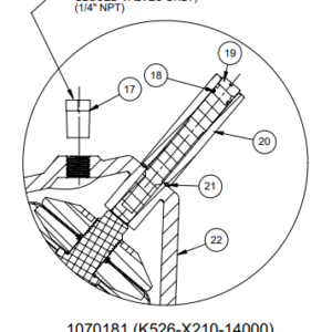 526-X Limit Stop Nut for AqMatic/AquaMatic 526 Valve Assemblies