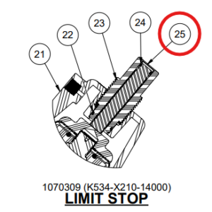 V534-576 – Screw, Limit Stop