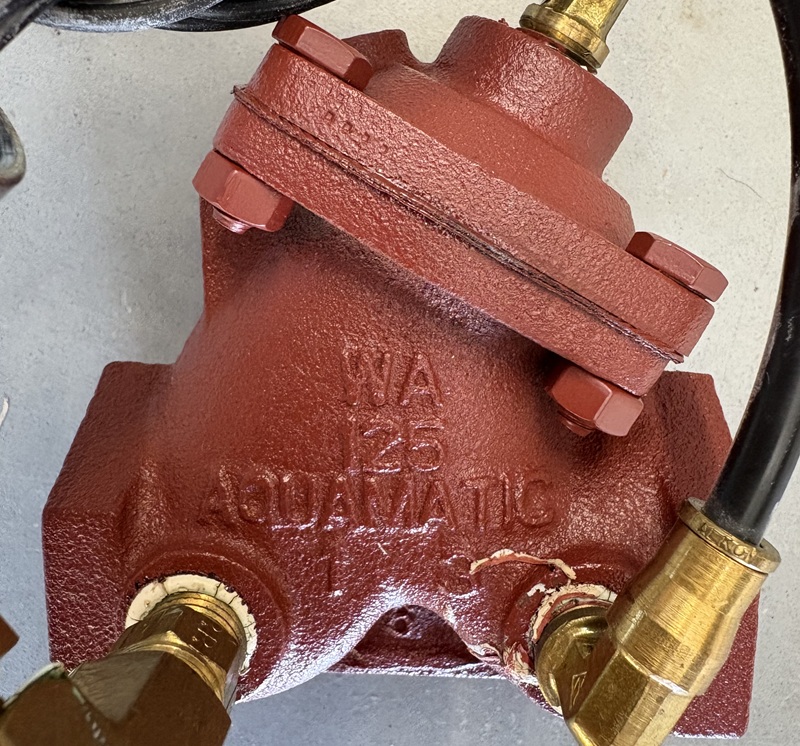 WA 125 Air and Water Valve